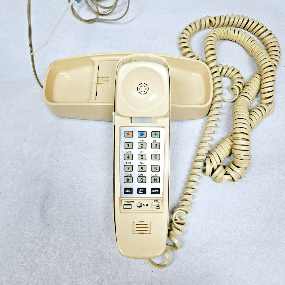AT&T 210 Basic Trimline Corded Phone Single Line