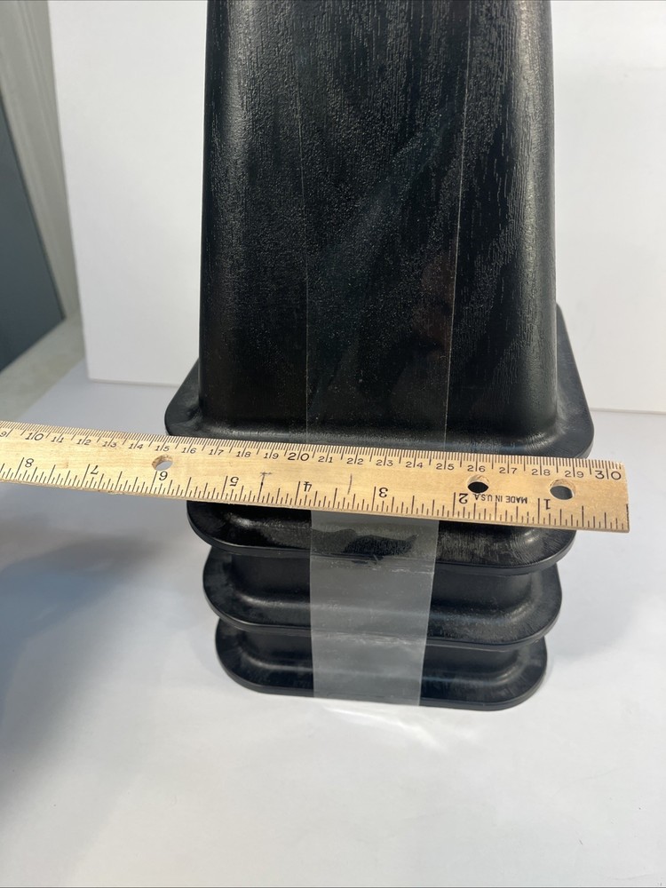Lot of 4, 6" Inch Bed Risers Durable Heavy Duty Construction Black