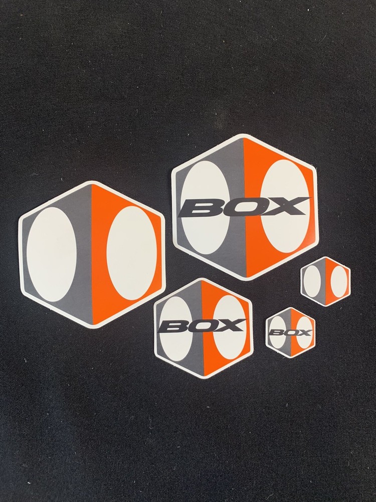 BOX Components Decal 5 Pack (1) Of Each Variation
