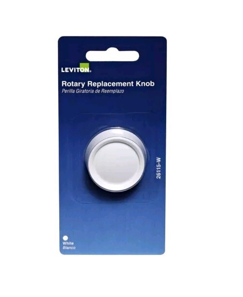 Leviton Rotary Replacement Knob White
