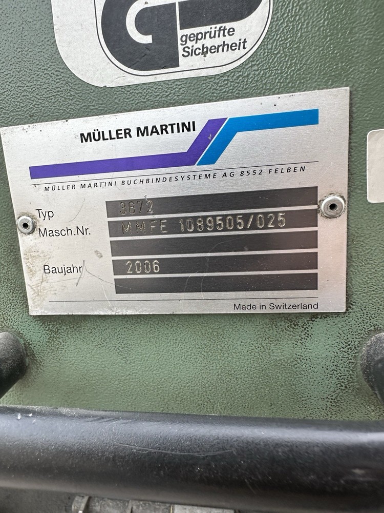 Muller Martini,MMFE-1089505,Zenith S Book Binding System
