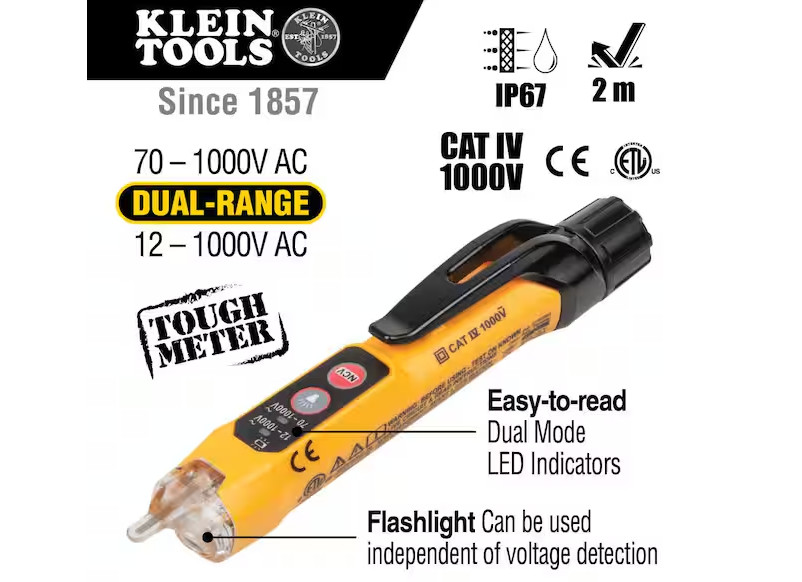 Klein Tools Digital Multimeter and Non-Contact Voltage Tester Set