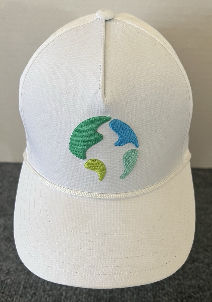 Prologis Golf Hat SnapBack White Logo Braid Embroidered