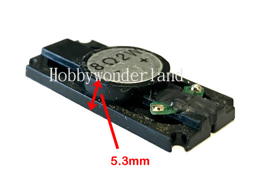 Micro speaker 35 x 16mm 8 Ohm 2.0 W laptop rectangle frame composite cone 2pcs