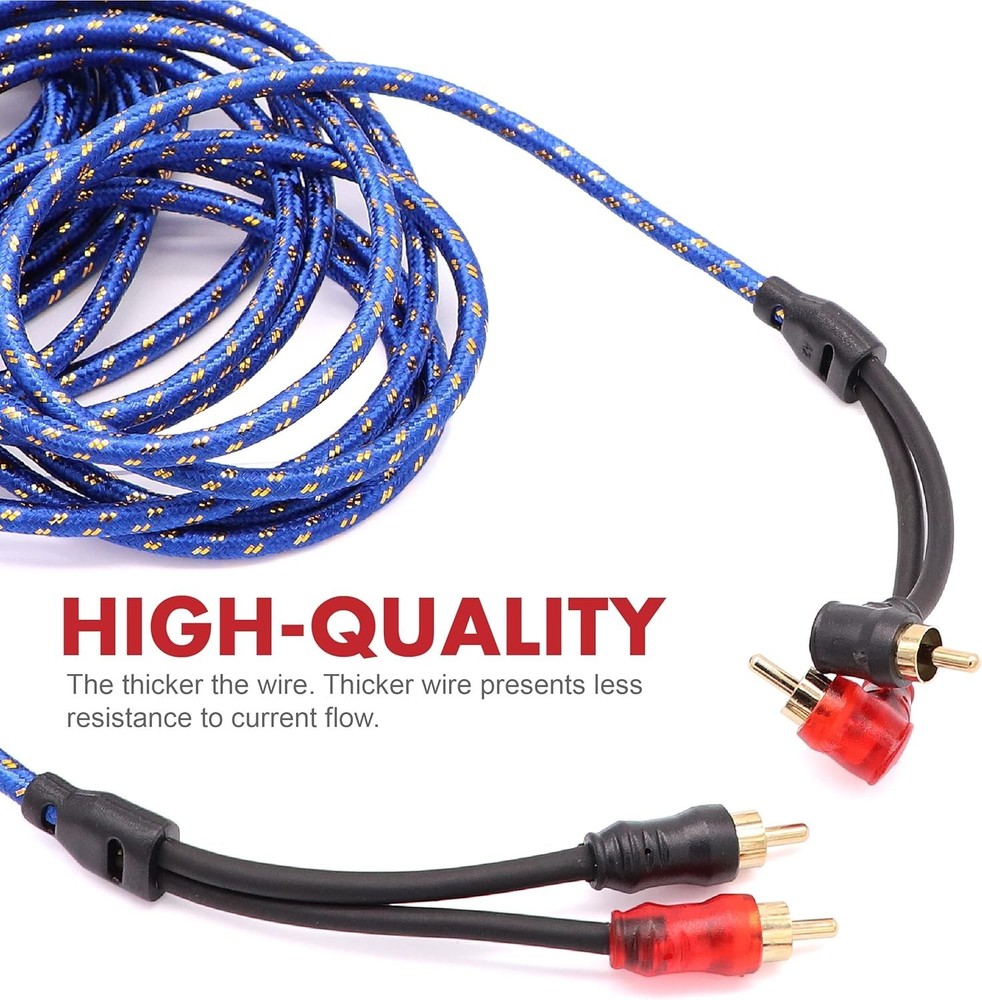0 Gauge Car Wiring Kit for 3000W Audio Systems: Complete Installation Solution