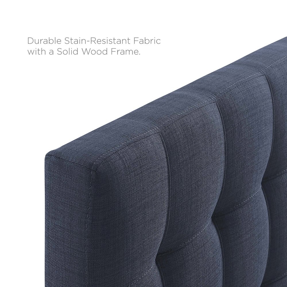 Lily Upholstered Fabric King Headboard