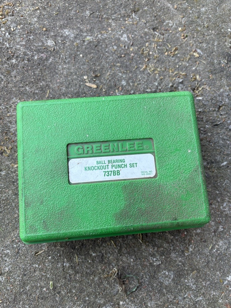 Greenlee Slug-Buster Knockout Punch Set Model 7237BB