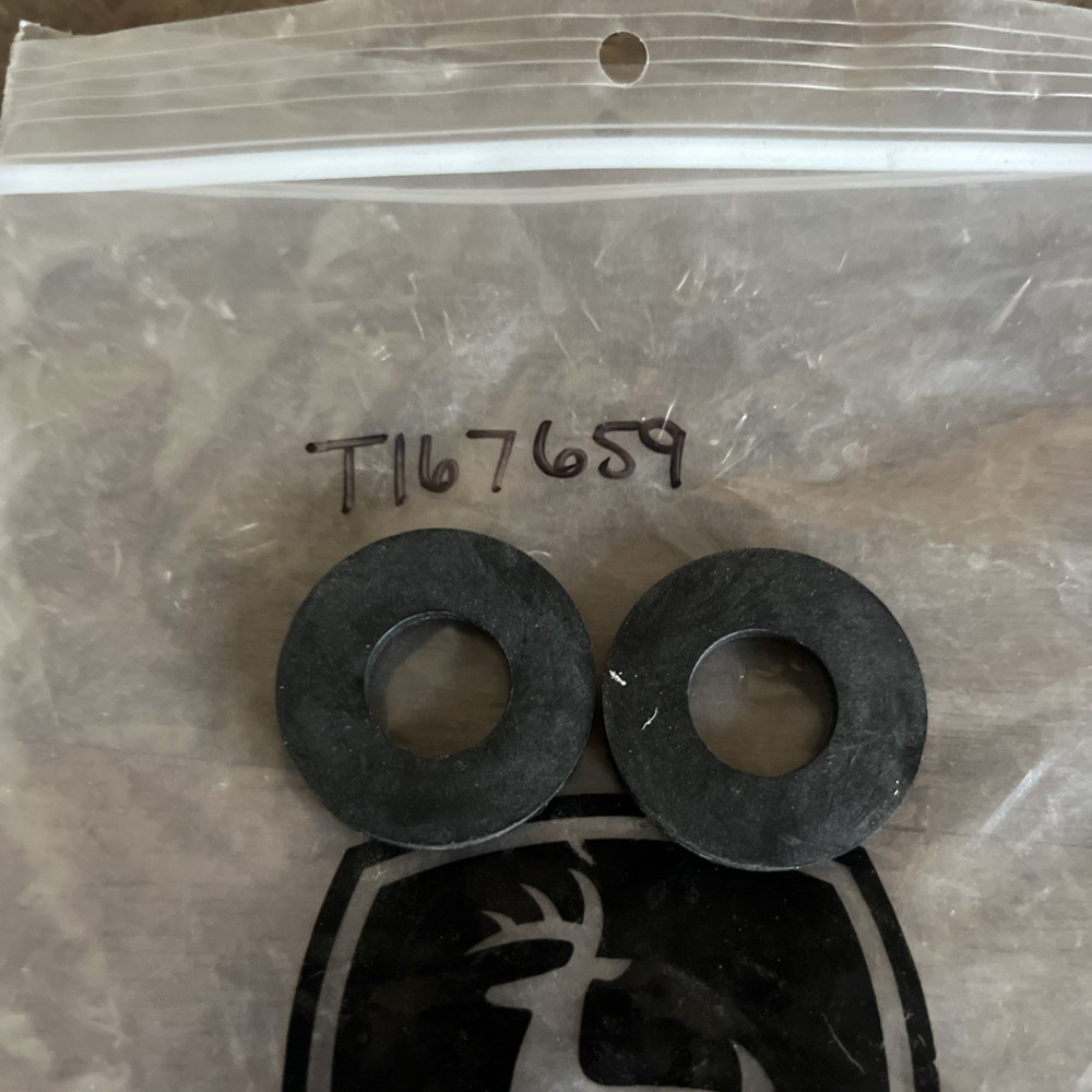 2 NOS John Deere OEM T167659 Rubber Washers