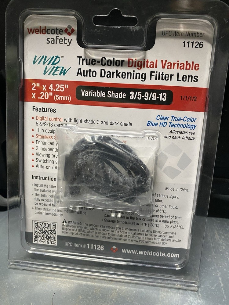 Darkening Filter Lense