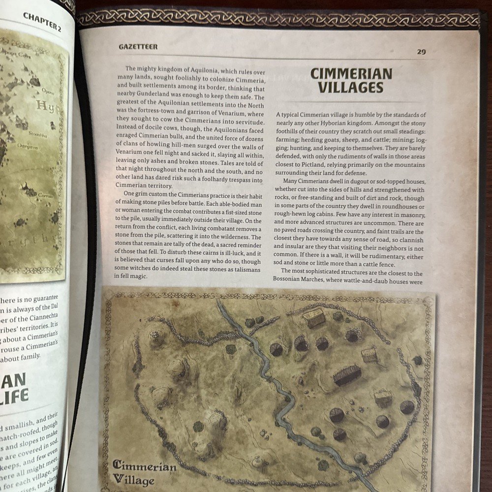 Modiphius Conan RPG Conan the Barbarian Sourcebook EX/NM