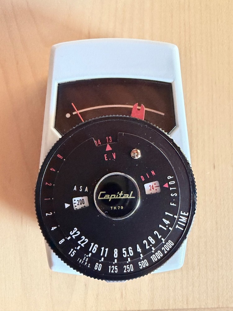 Capital TK-79 Exposure Meter, Match Needle System w/Case