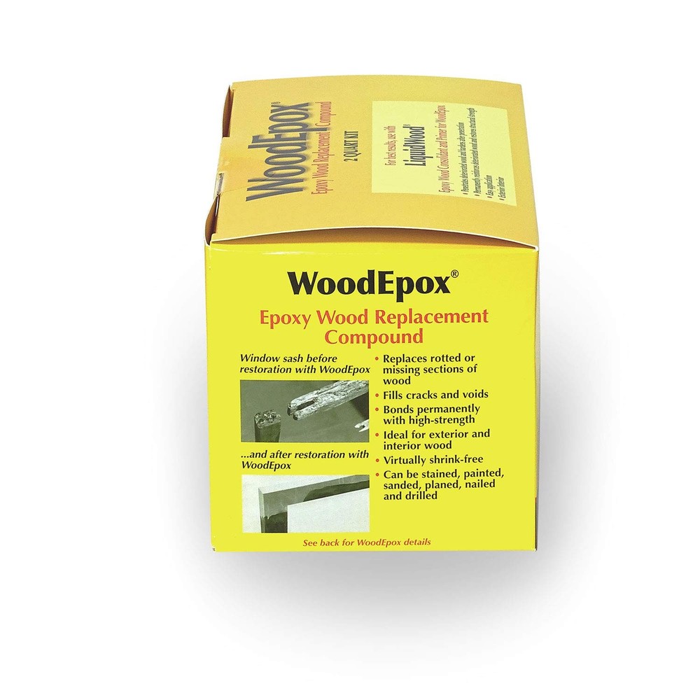 Abatron WoodEpox Kit - 2 Quart - 2-Part Structural Epoxy 64 fluid ounce