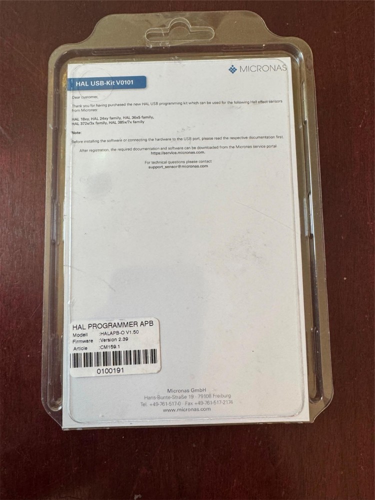 Micronas HAL USB PROGRAMMER TOOL USB-Kit V0101