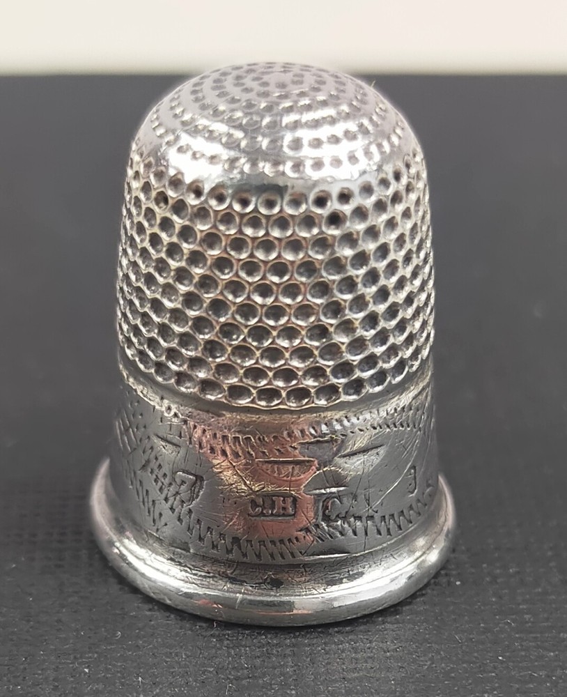 Antique Charles Horner Sterling Silver Thimble