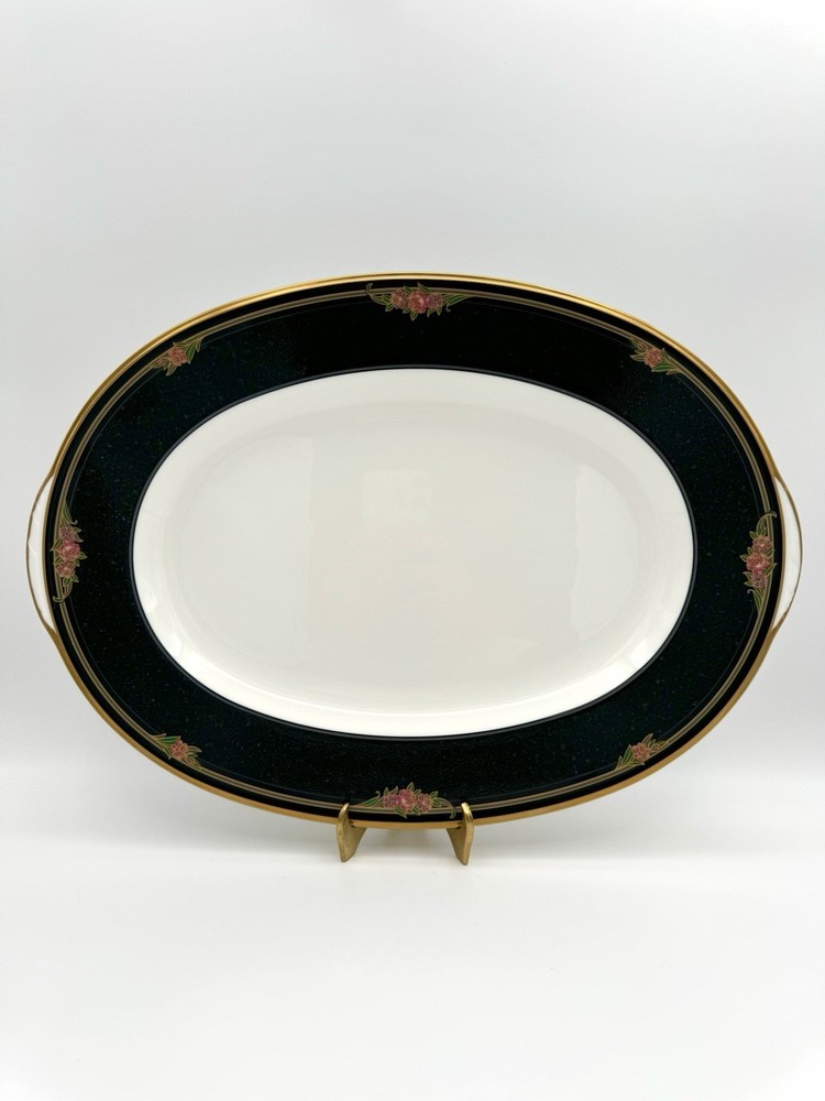 Noritake Venetian Rose - Oval Serving Platter, 14”