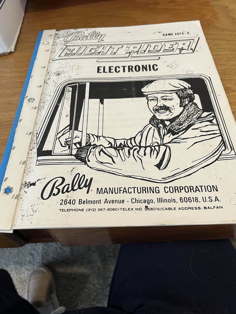 Night Rider Pinball Manual