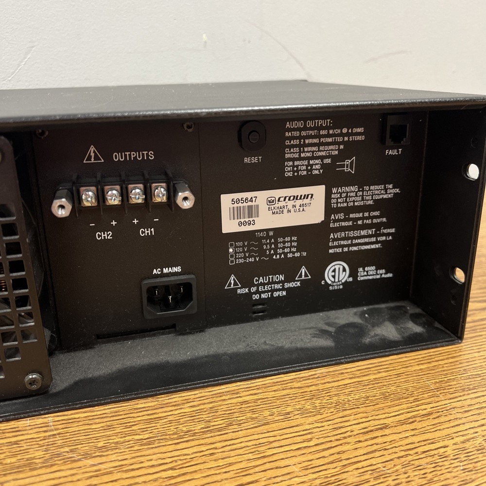 Crown CL 2 Power Amplifier