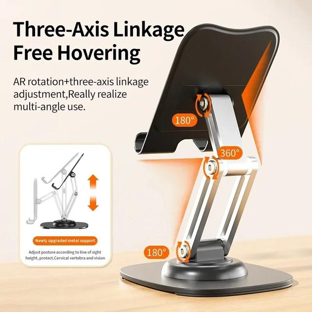 Adjustable Phone Tablet Desktop Stand Desk Holder Mount Cradle For iPhone iPad