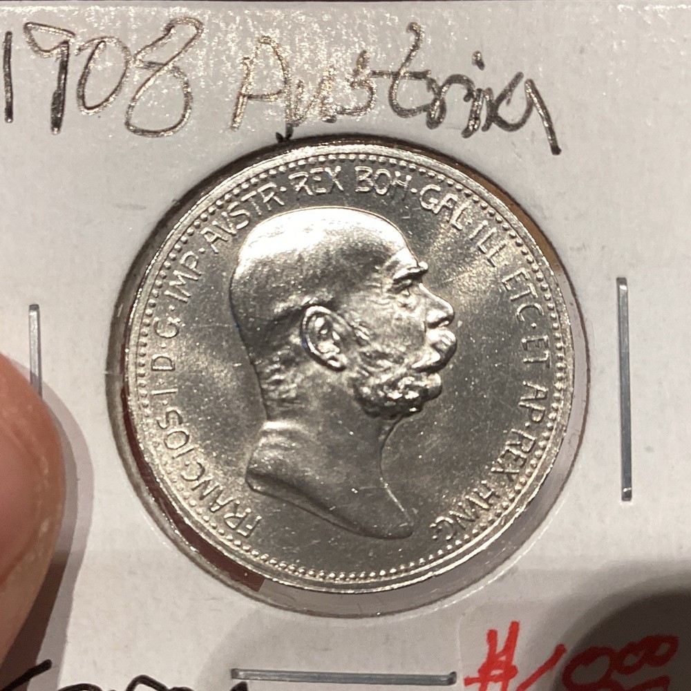 Austria 1908 1 Corona BU