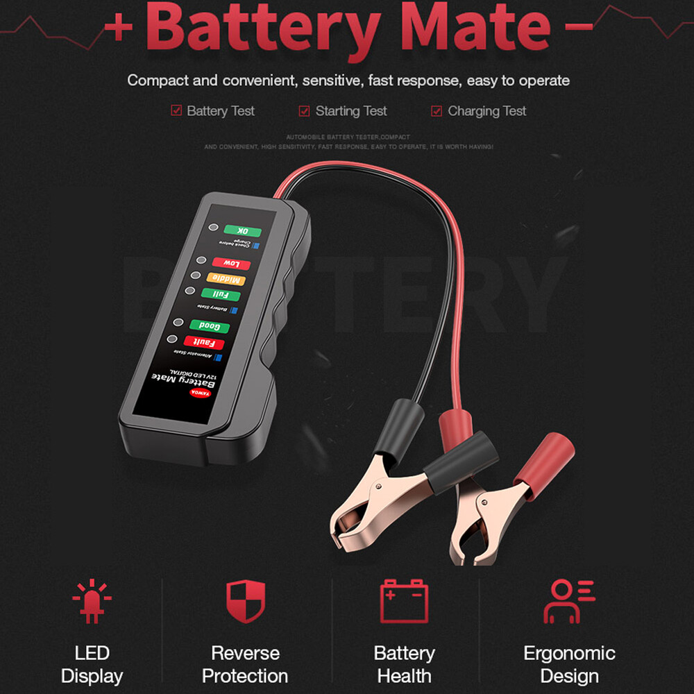 BM310/BM410 Car Battery Analyzer Alternator Diagnostic Battery Load Tester Tool