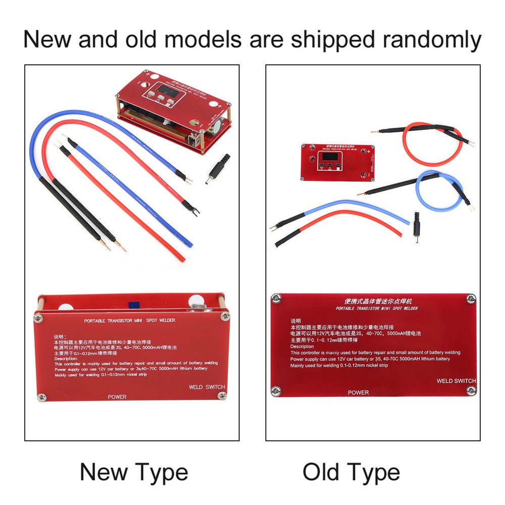 Spot Welder Portable Transistor Small Spot Welder LCD Screen Parameter Display
