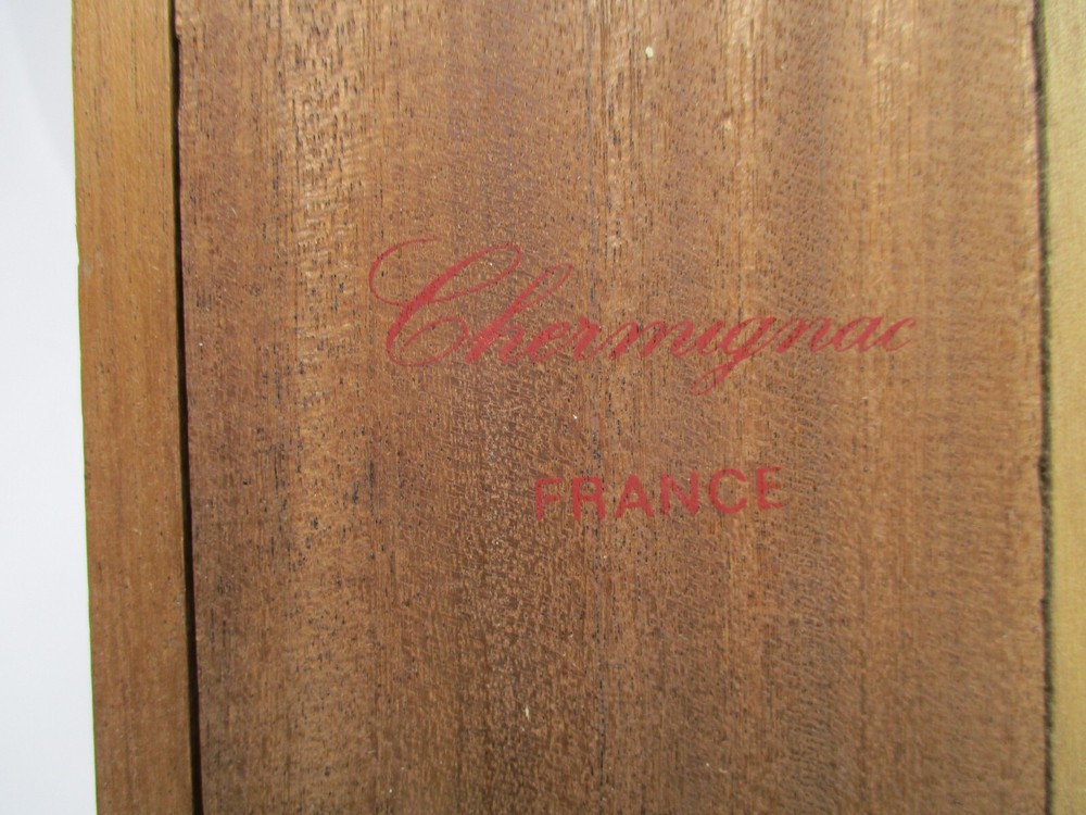 Champagne Fransac Cognac EMPTY Wood Presentation Box
