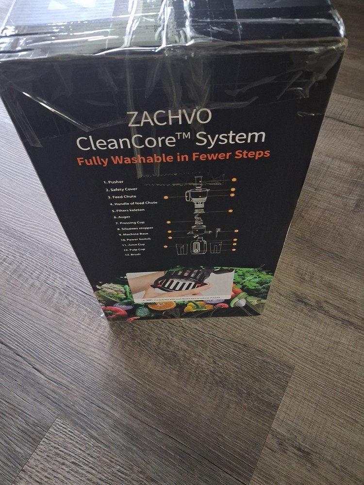 Zachvo-Nutri-B1-Slow Juicer-Black