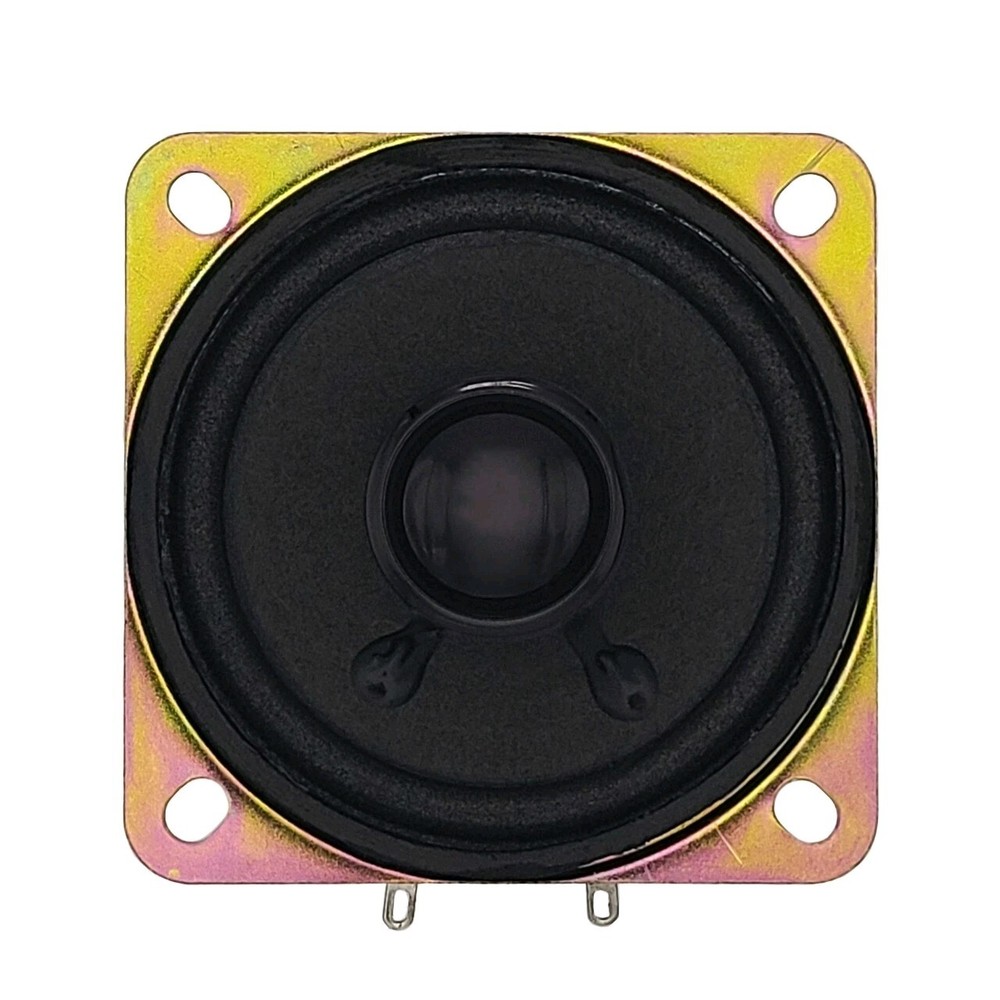 Compact 3 Watt 8 Ohm Speaker – 2-5/8" Square Paper & Foam Cone