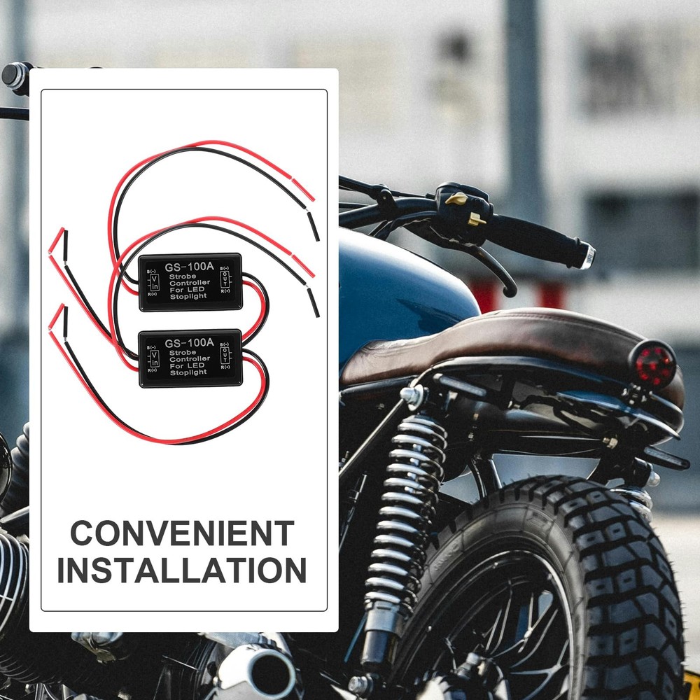2pcs Flash Strobe Controller Car Flasher Module for Brake Light Tail Stop Light