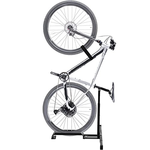 Vertical Bike Stand Floor Bicycle Rack Adjustable Upright Design, Space