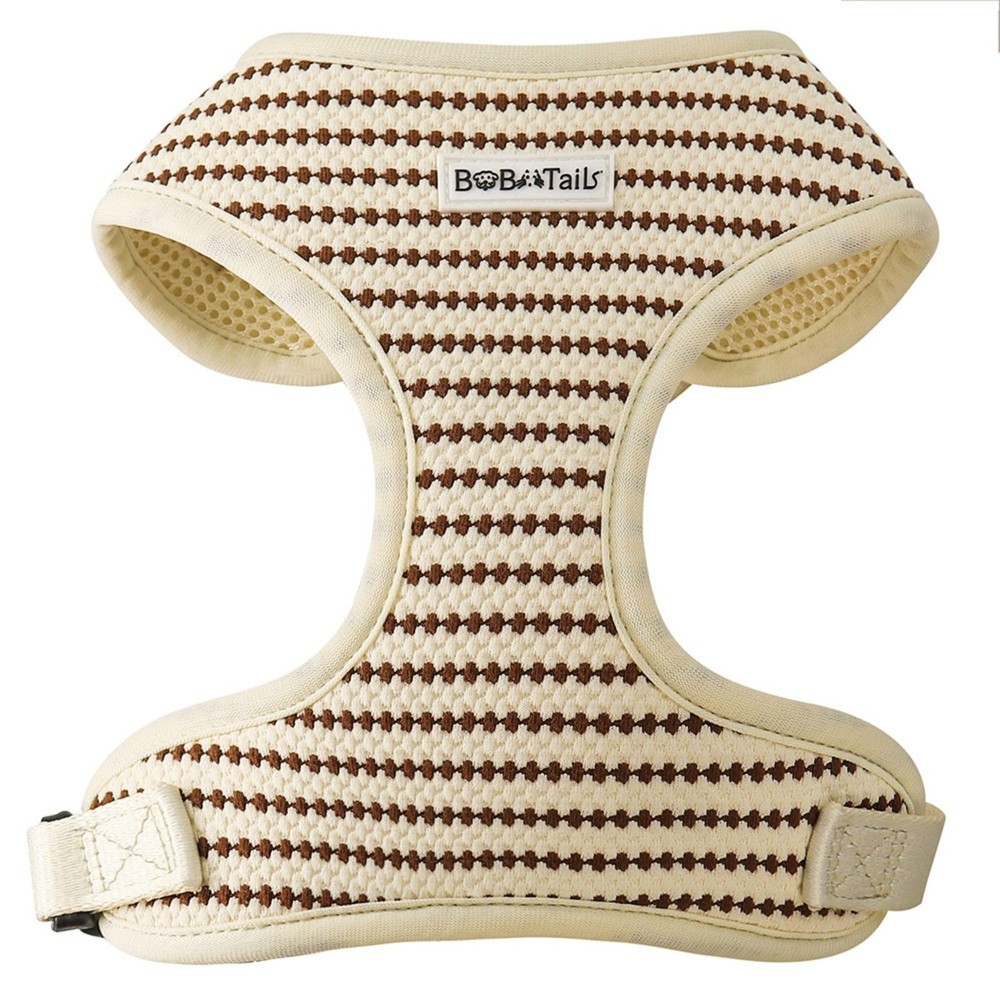 Small Grain Dog Harness with D-Ring Leash Clip SetAdjustable Soft Padded and ...