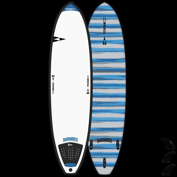 7'4" dark horse SIC surfboard 106417