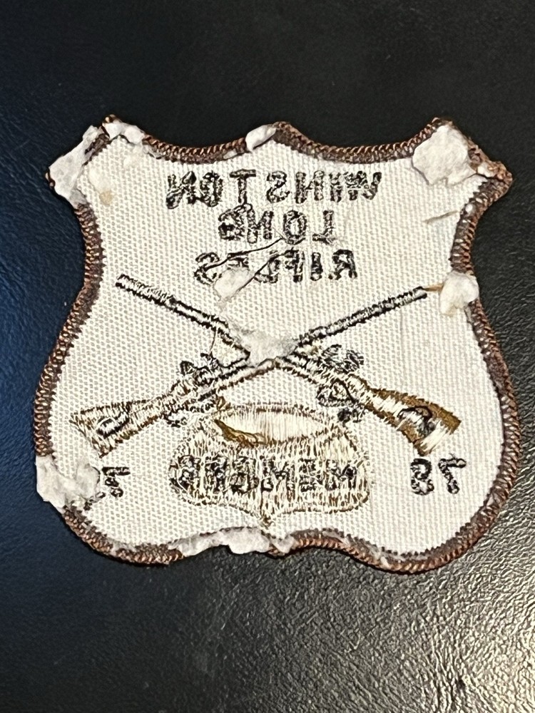 "WINSTON LONG RIFLES MEMBER” Patch 1978-1979