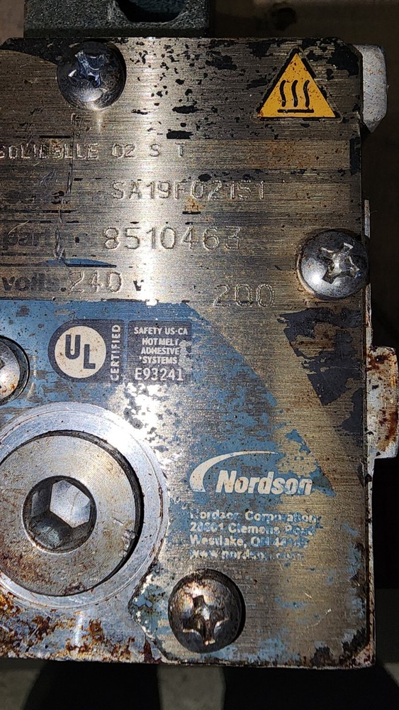 Nordson Solid Blue 02. 8510463 Hot Melt Gun