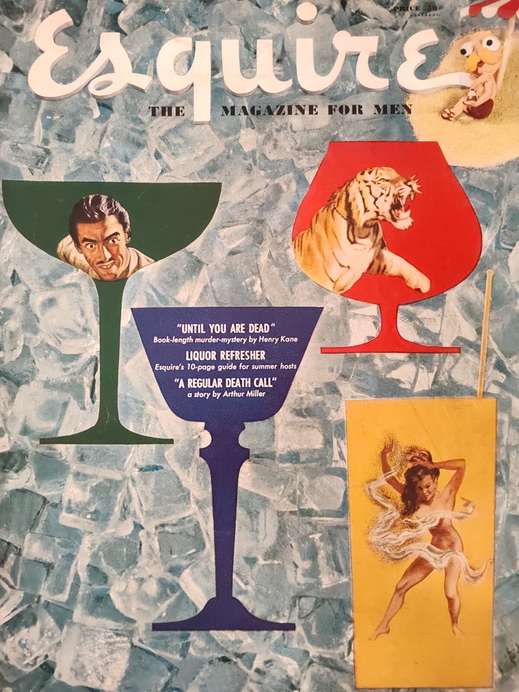1949 Original Esquire Art Ad STUDEBAKER Commander Coupe Front Cover (only)