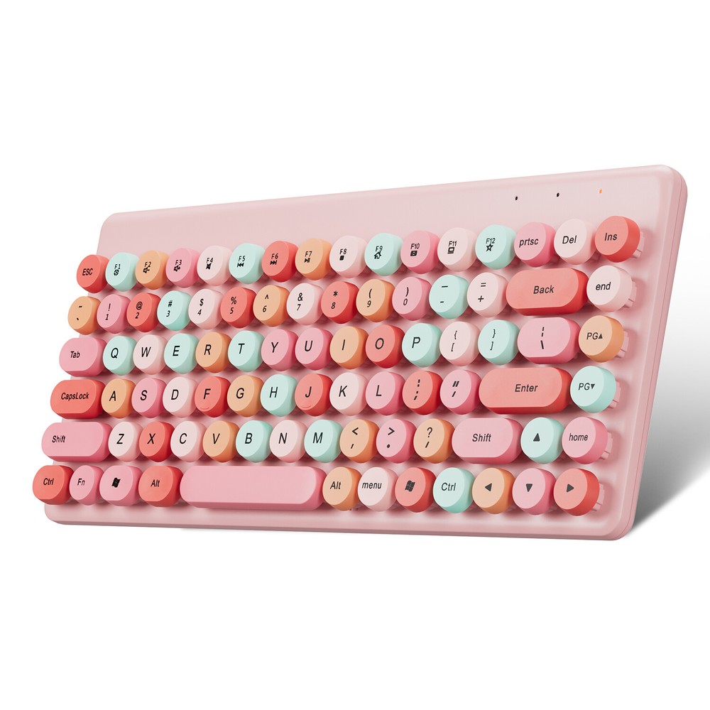 2.4G Pink Wireless Keyboard & Mouse For Windows PC Mac Universal Android