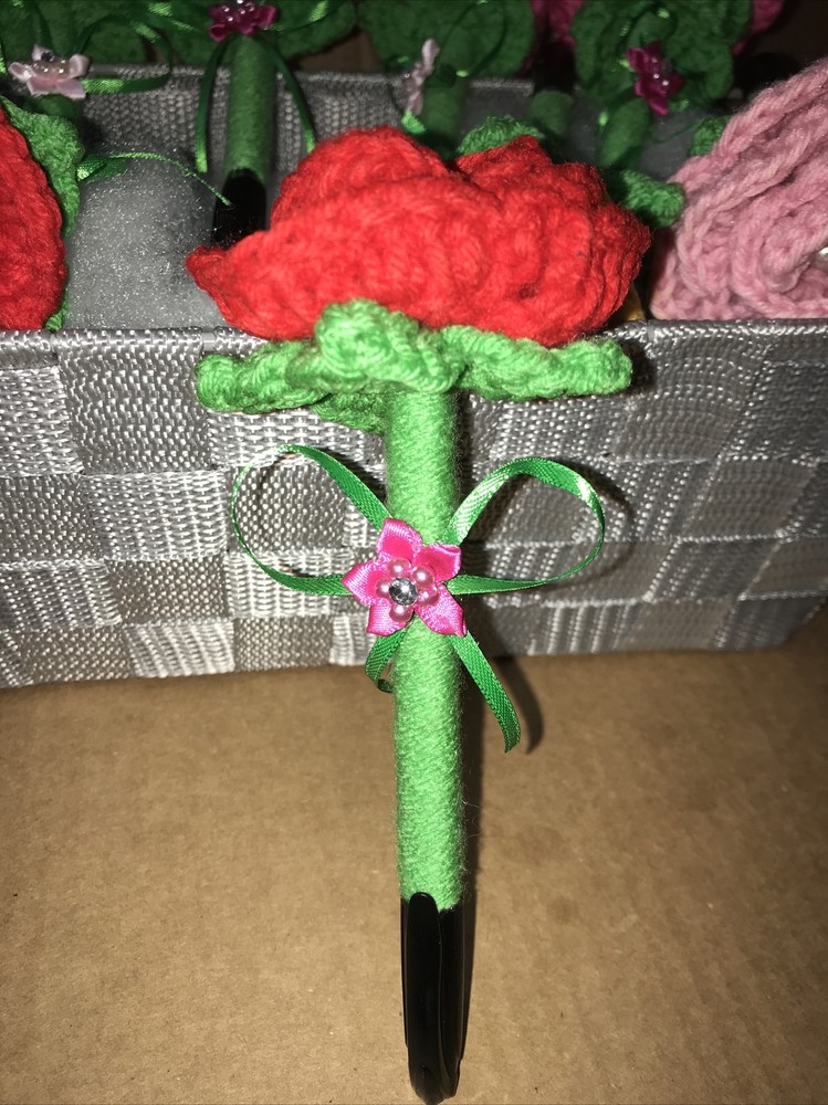  Flower Pen Handmade Crochet