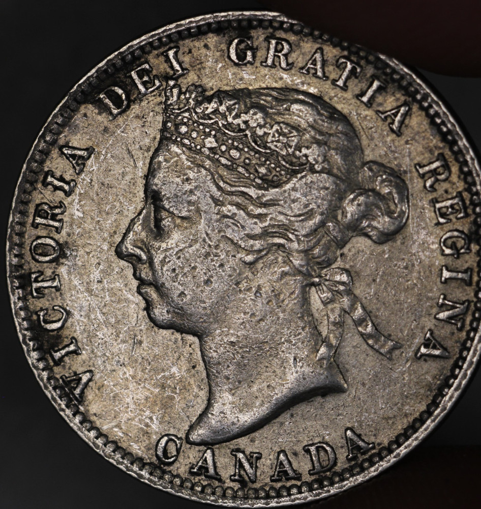 1900 Canada Silver 25 Cents