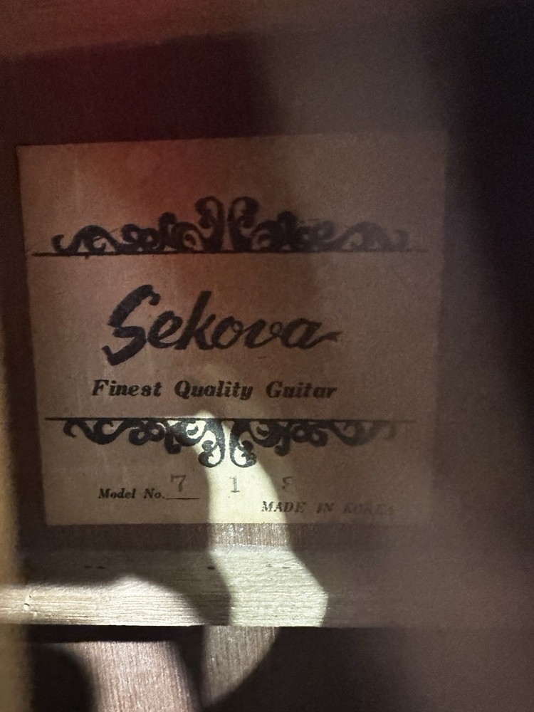 Sekova Model 718 Classical Guitar - Made In Korea