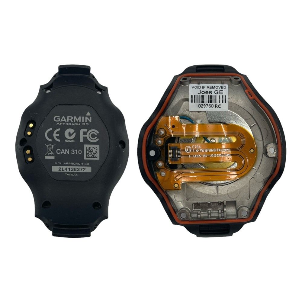 Garmin APPROACH S3 Bottom Back Cover Outer Case Golf Watch (Black)