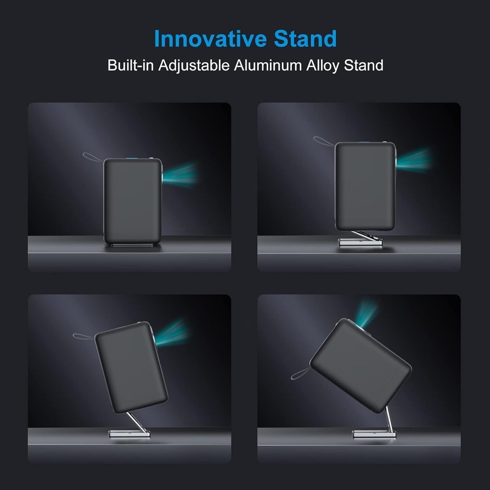 Leapwell Outdoor Wifi Projector Black