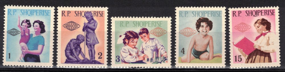 ALBANIA Scott 823-7 Mint NH