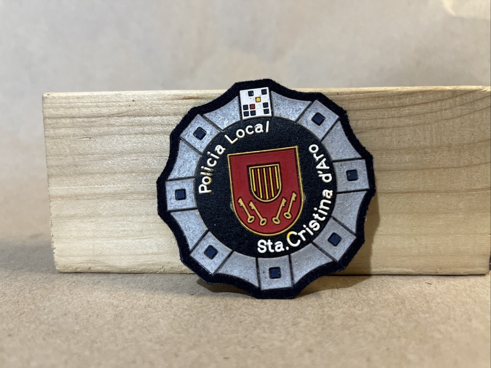 Policia Local Sta. Cristina d’Aro Rubber Backing Patch