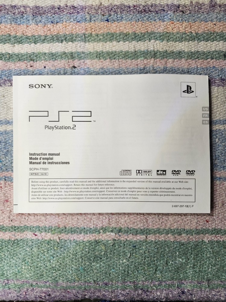 Playstation 2 Console Instruction Manual, Inserts, Online Disc 4.0 SCPH-77001