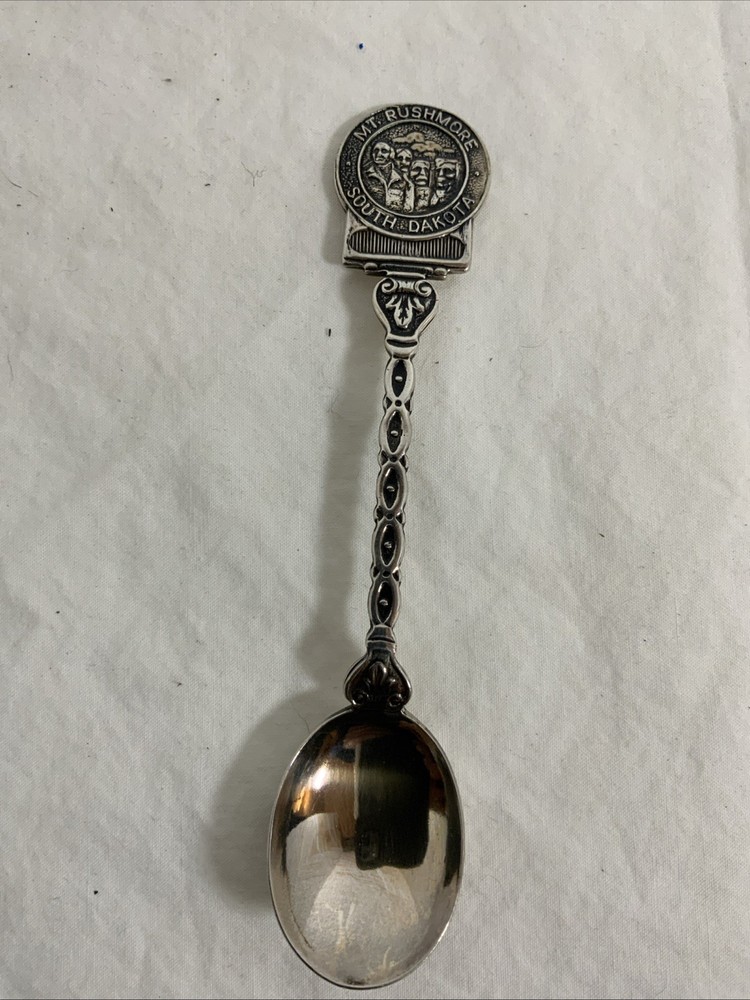 Rare Solid Copper Black Hills S.D. Souvenir Spoon & Mt Rushmore Spoon