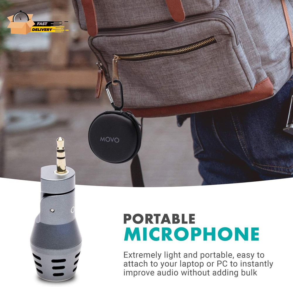 DOM2-USB Mini Omnidirectional USB Laptop Microphone for Computer - Laptop