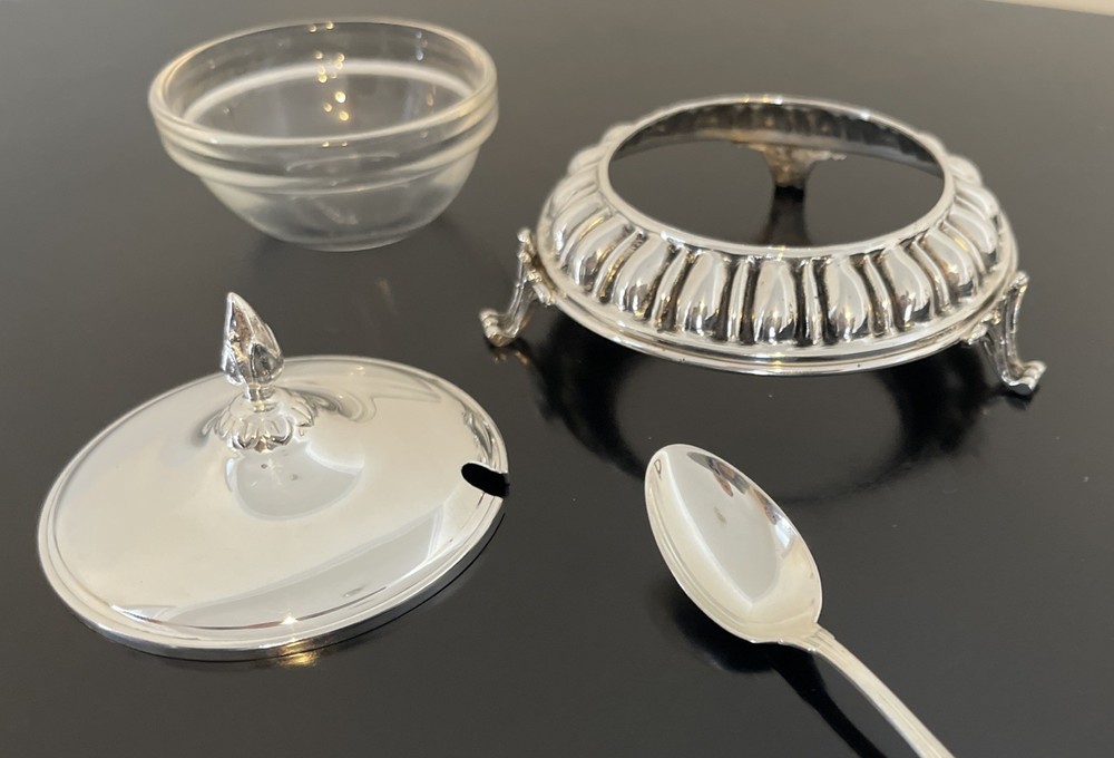Sterling Silver Hazorfim Spaceship Sugar Spice Covered Dish
