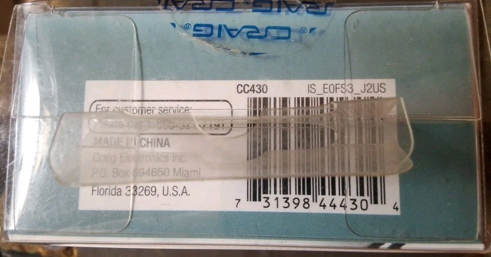 Craig Bluetooth SmartWatch CC430 NIB