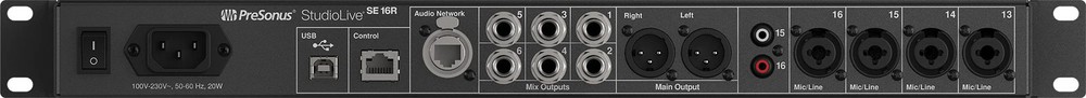 PreSonus STUDIOLIVE-SE-16R 16 Channel Digital Rackmount Mixer