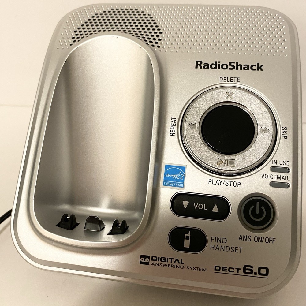RadioShack DECT 6.0 Cordless Phone Digital Answering Machine Tested